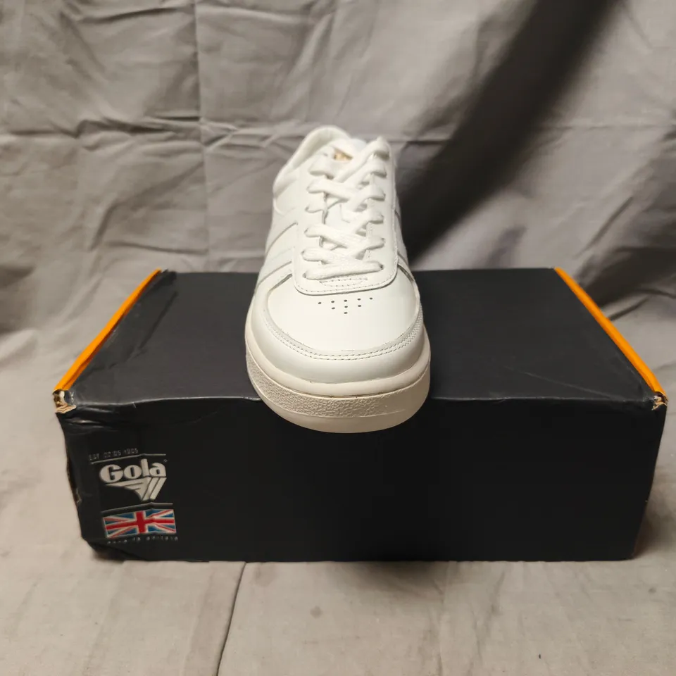BOXED PAIR OF GOLA SHOES IN WHITE SIZE UK 5