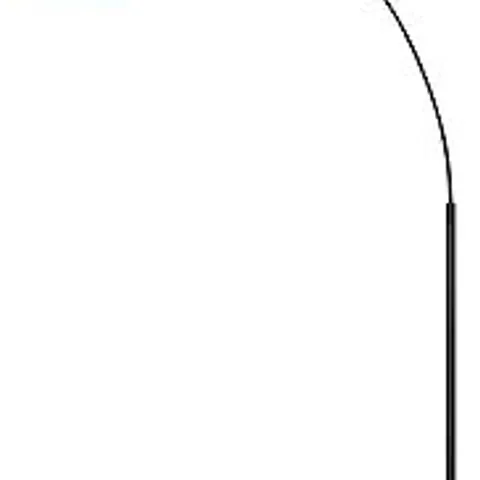 BOXED TEAMSON HOME ARQUER 170CM ARC FLOOR LAMP FOR LIVING ROOMS, HOME OFFICES, DINING ROOMS, BEDROOMS WITH FAUX BLACK MARBLE BASE AND GOLD BELL SHADE