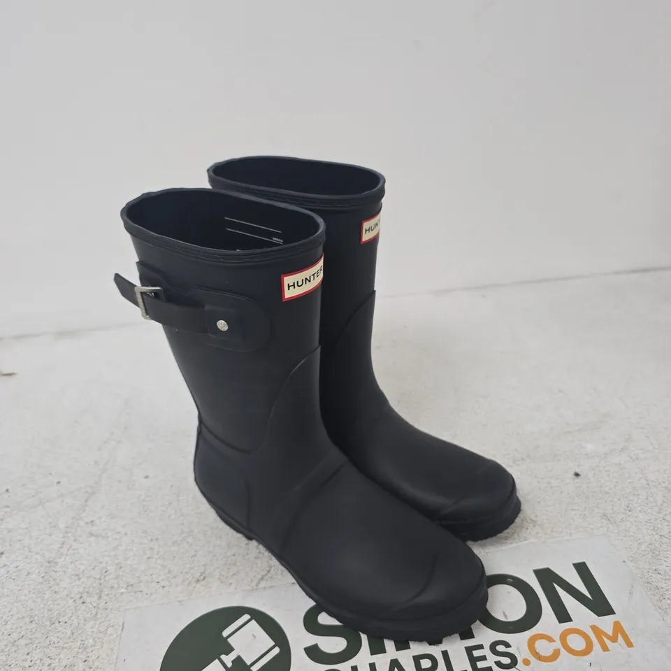 HUNTER WOMEN'S ORIGINAL SHORT BOOTS – BLACK, UK 7
