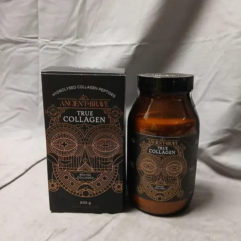 ANCIENT + BRAVE TRUE COLLAGEN – HYDROLYSED COLLAGEN PEPTIDES (BOVINE COLLAGEN), 200 G