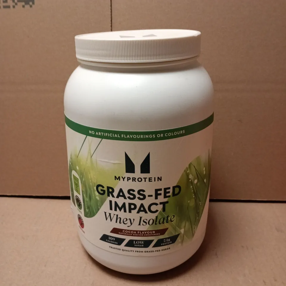 MYPROTEIN GRASS-FED IMPACT WHEY ISOLATE – COCOA FLAVOUR 1KG