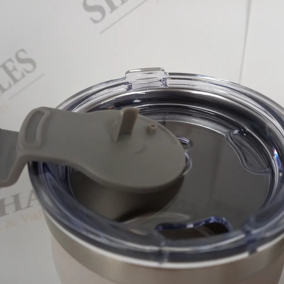 LOCK & LOCK SET OF INSULATED STAINLESS STEEL MUGS - GREY