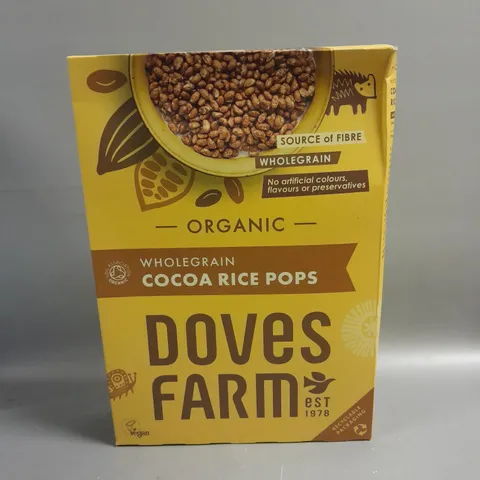 5 X SEALED DOVES FARM WHOLEGRAIN COCOA RICE POPS - 5 X 300G