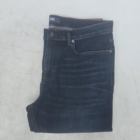 SPOKE JEANS IN DARK OCEAN BLUE SIZE 35 WAIST