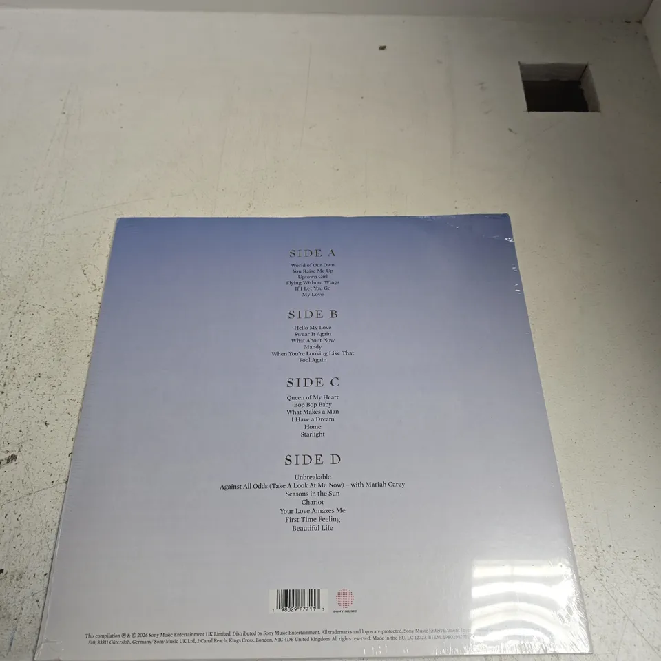 WESTLIFE THE ULTIMATE COLLECTION – 4 LP VINYL (SEALED)