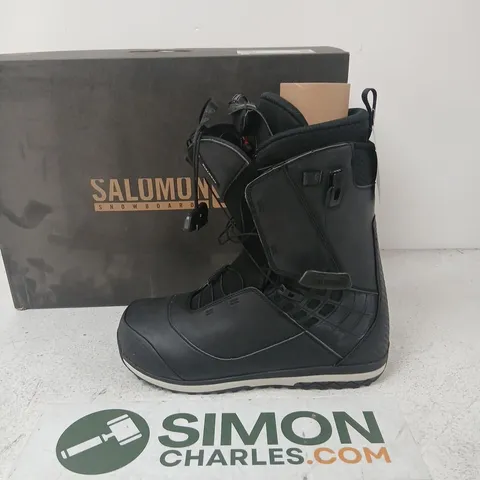 SALOMON DIALOGUE BLACK SNOWBOARD BOOTS – UK 11.5 (EU 46 / US 12.5)