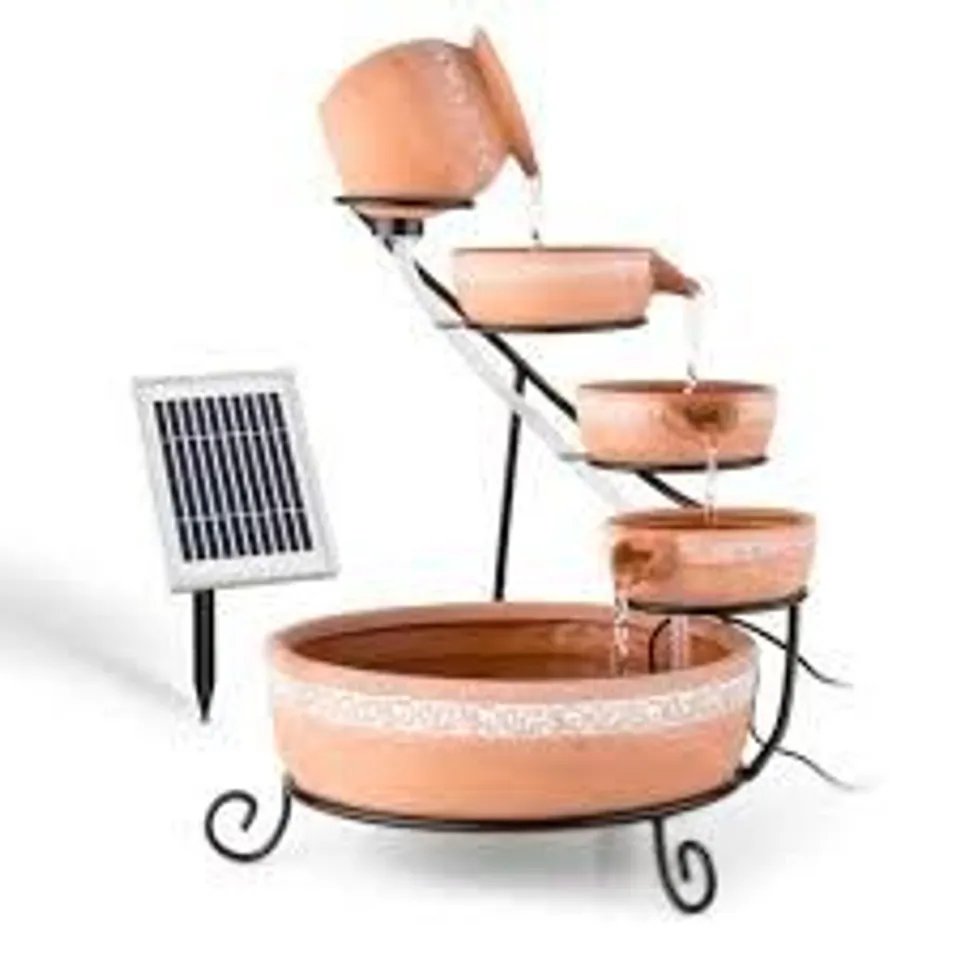 BLUMFELDT DECORATIVE SOLAR GARDEN FOUNTAIN