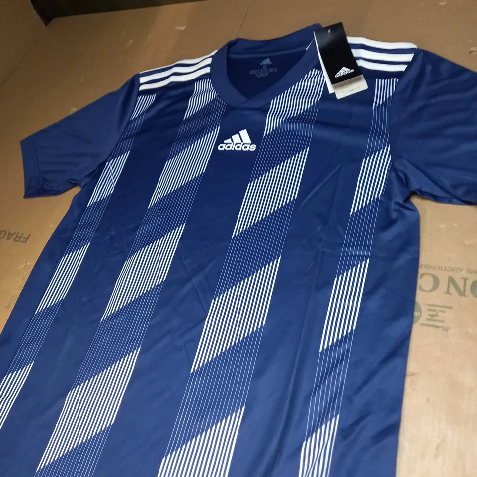 ADIDAS LOGO PATTERN T-SHIRT SIZE S