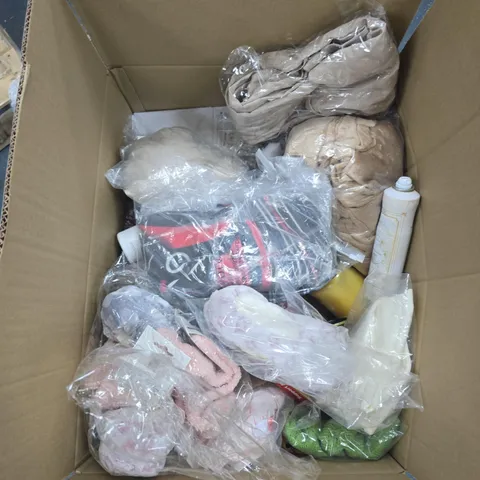 BOX OF APPROXIMATELY 15 ASSORTED ITEMS TO INCLUDE: HEATED GILET
