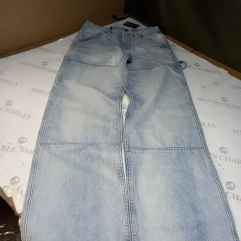 SUPER DRY LIGHT BLUE DENIM JEANS SIZE 26