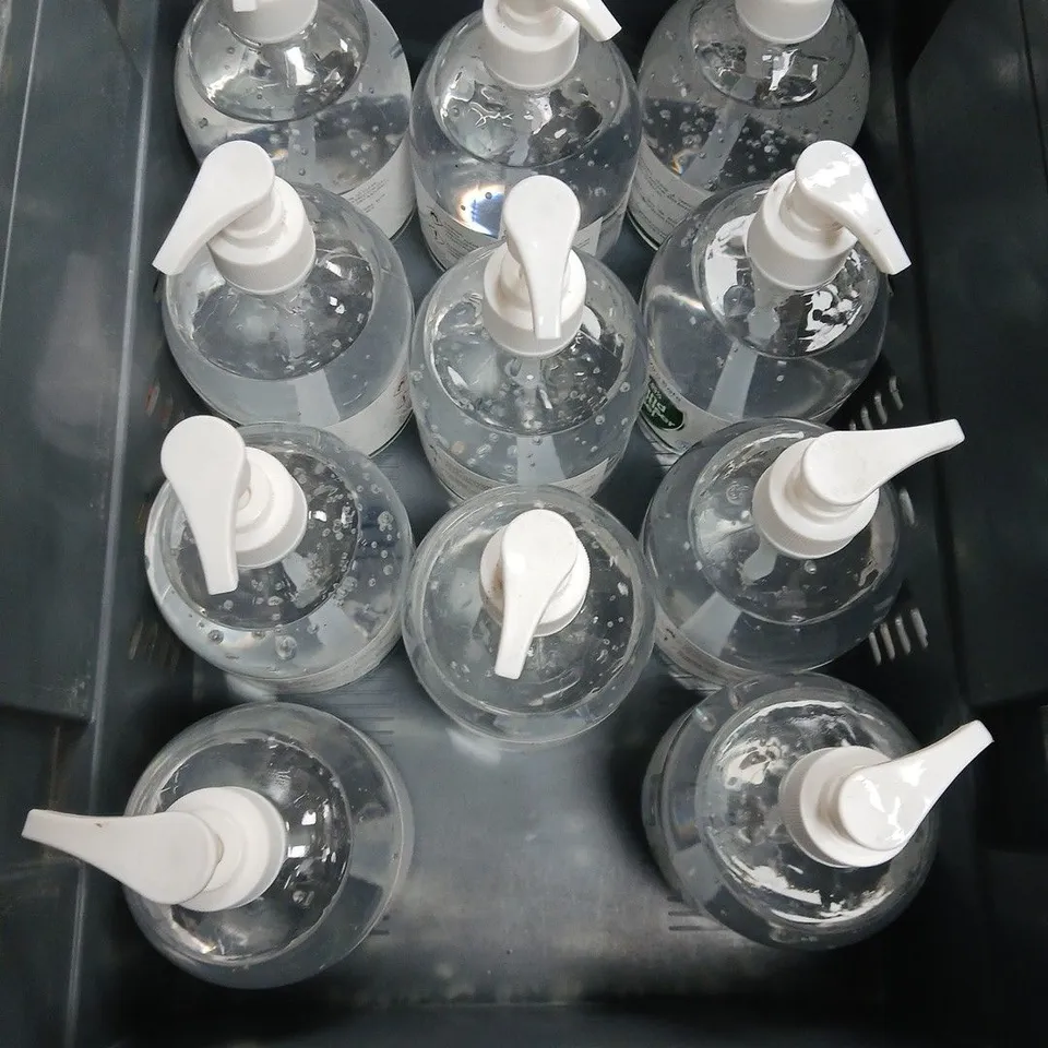 LOT OF 12 VIRA SAFE HAND SANITISER GEL - 500ML PER BOTTLE