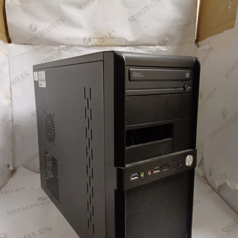 UNBRANDED DESKTOP PC IN BLACK - MODEL UNSPECIFIED 