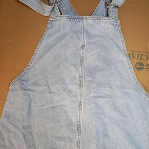 TOPSHOP DENIM DUNGAREES IN LIGHT BLUE UK SIZE 12
