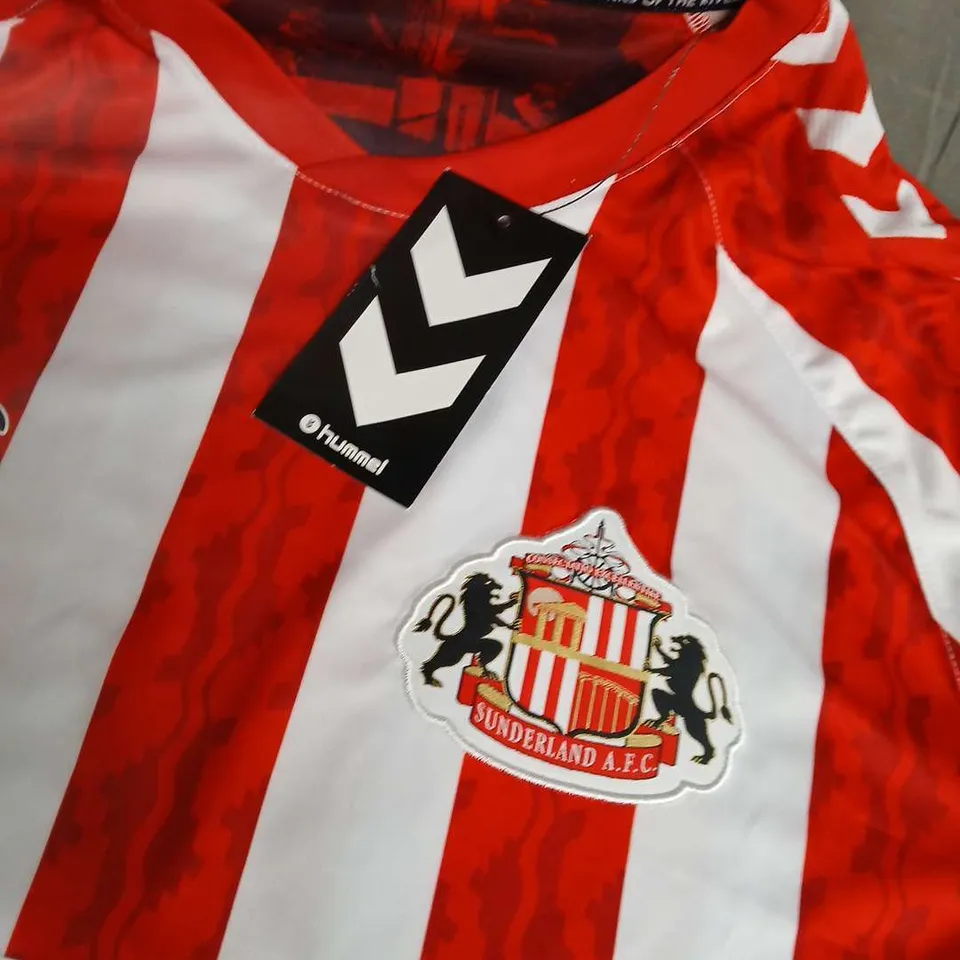 HUMMEL SUNDERLAND 24-25 HOME SHIRT - LARGE