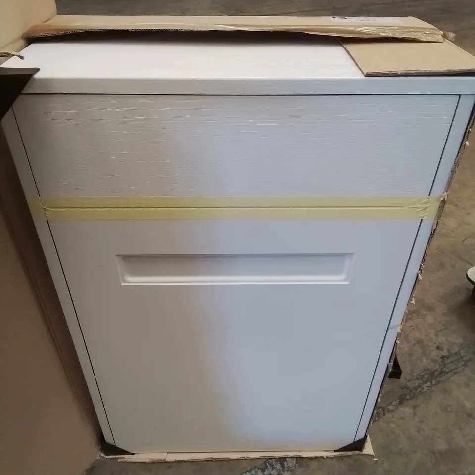 BOXED AS NEW CALYPSO CHELWORTH WC UNIT IN CONTOUR GREY - 550X260X810MM