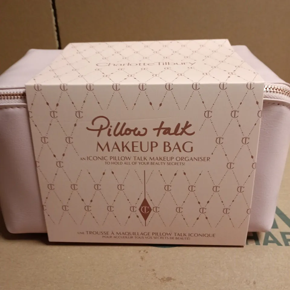 CHARLOTTE TILBURY PILLOW TALK MAKEUP BAG – PINK COSMETIC ORGANISER