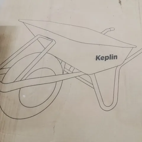 BOXED KEPLIN 65L GARDEN WHEELBARROW 