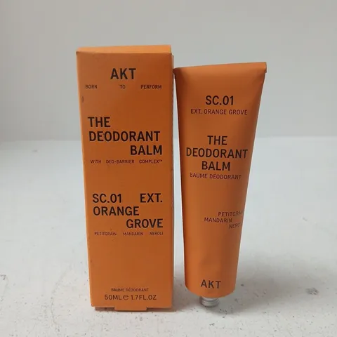 BOXED AKT THE DEODORANT BALM SC.01 EXT. ORANGE GROVE – 50ML