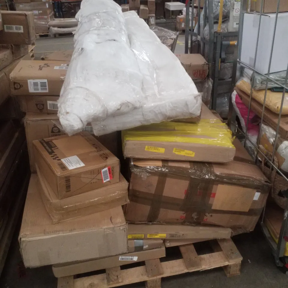 PALLET CONTAINING ASSORTED FLATPACK FURNITURE PARTS