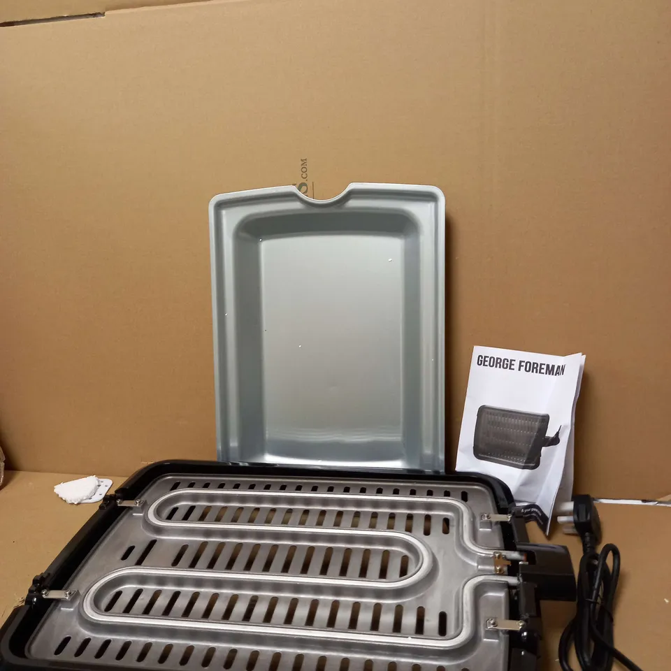GEORGE FOREMAN SMOKELESS ELECTRIC GRILL
