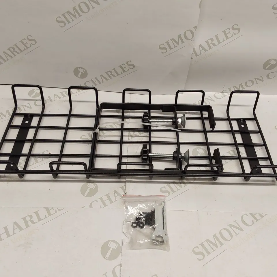 BOX OF APPROXIMATELY 5 BRAND NEW UNDER DESK CABLE MANAGEMENT SHELVES