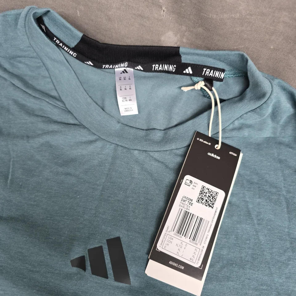 UK XL ADIDAS TRAINING T-SHIRT – TEAL