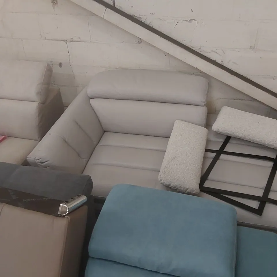 LARGE ASSORTMENT OF INCOMPLETE QUALITY DESIGNER ITALIAN MADE SOFA PARTS, PIECES AND ACCESSORIES 