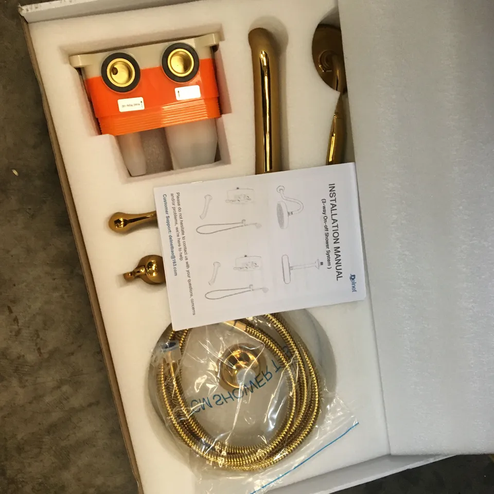 DELNET 3-WAY ON-OFF SHOWER SYSTEM