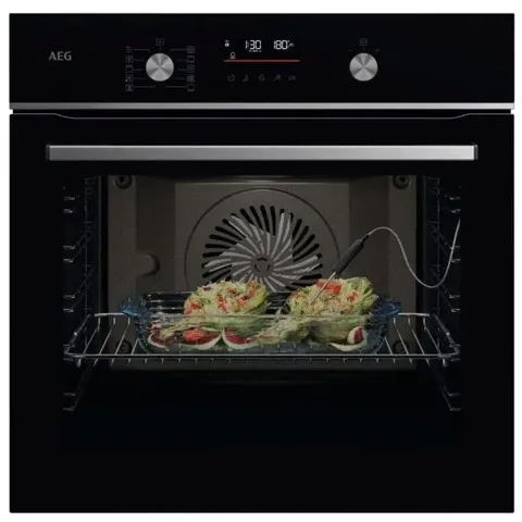 AEG GA5CB501AB SERIES 5000 STEAMBAKE MULTIFUNCTION SINGLE OVEN – BLACK