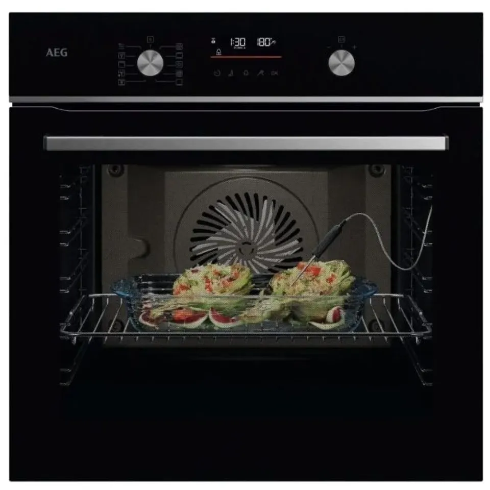 AEG GA5CB501AB SERIES 5000 STEAMBAKE MULTIFUNCTION SINGLE OVEN – BLACK