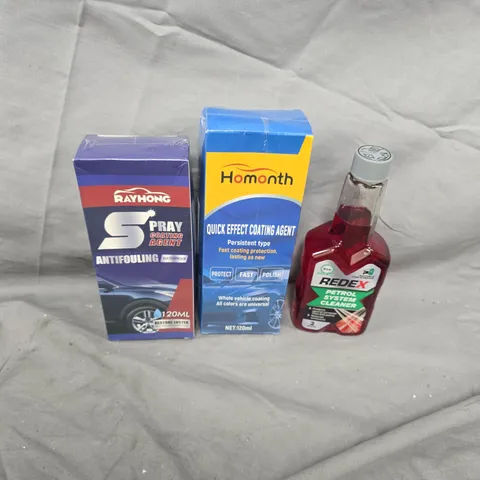 BOX OF ASSORTED CAR ITEMS TO INCLUDE - REDEX - HOMPNTH - RAYHONG / COLLECTION ONLY 