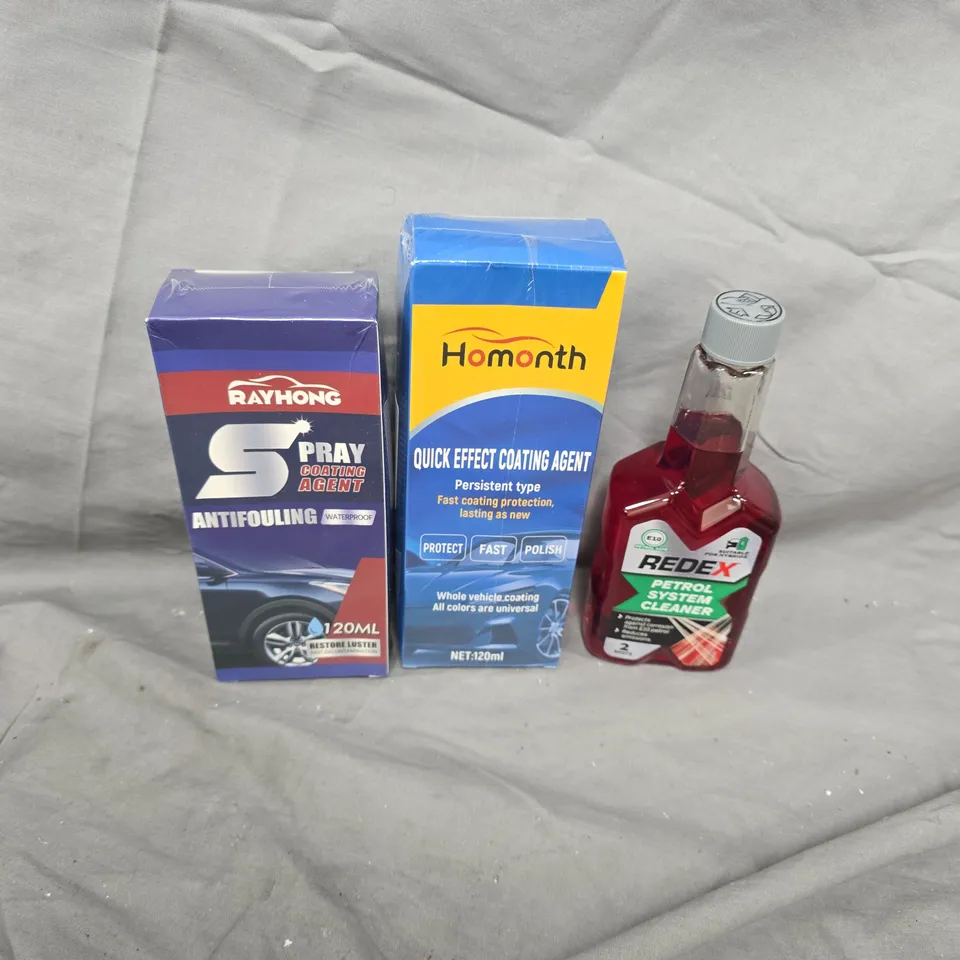 BOX OF ASSORTED CAR ITEMS TO INCLUDE - REDEX - HOMPNTH - RAYHONG / COLLECTION ONLY 
