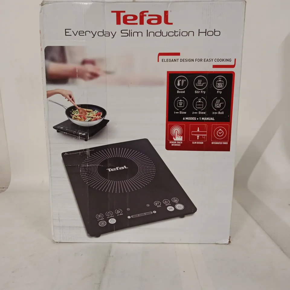 TEFAL EVERYDAY SLIM INDUCTION HOB – BOXED (IH2108)