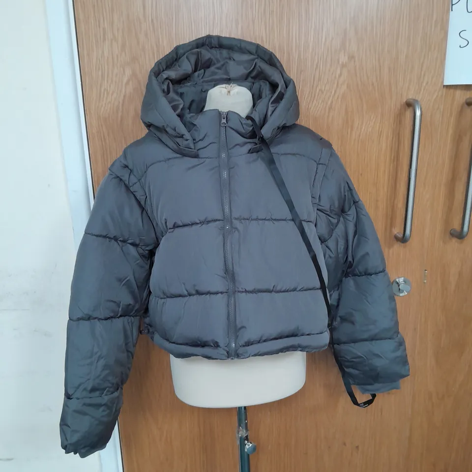 IN THE STYLE MULTIWAY COAT IN CHARCOAL SIZE 20
