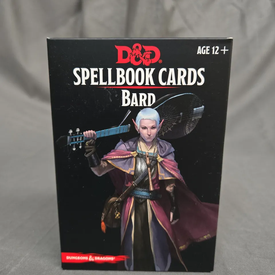 DUNGEONS AND DRAGONS SPELLBOOK CARDS BARD