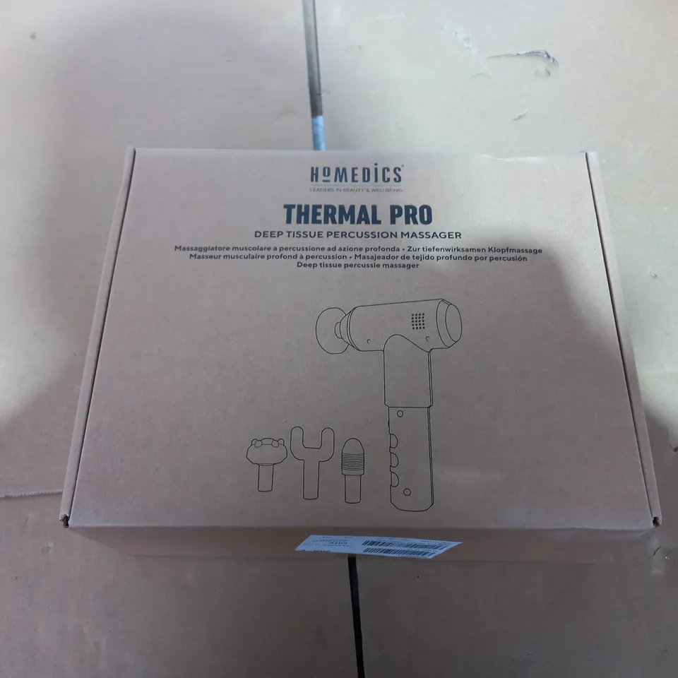 HOMEDICS THERMAL MASSAGE GUN - GREY