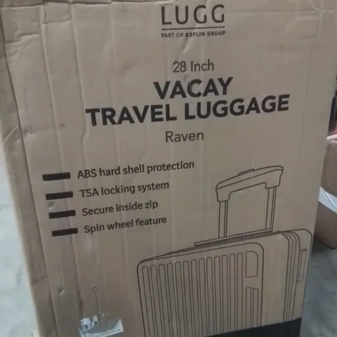 BOXED LUGG 28INCH VACAY SUITCASE RAVEN