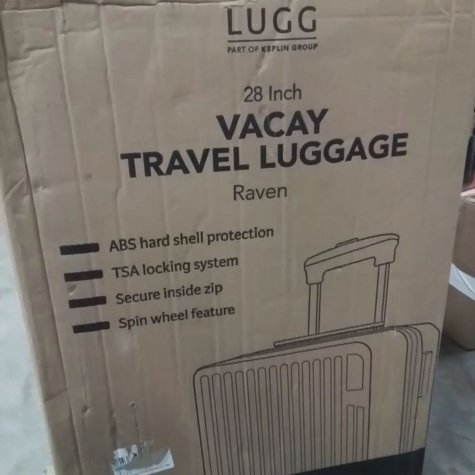 BOXED LUGG 28INCH VACAY SUITCASE RAVEN 