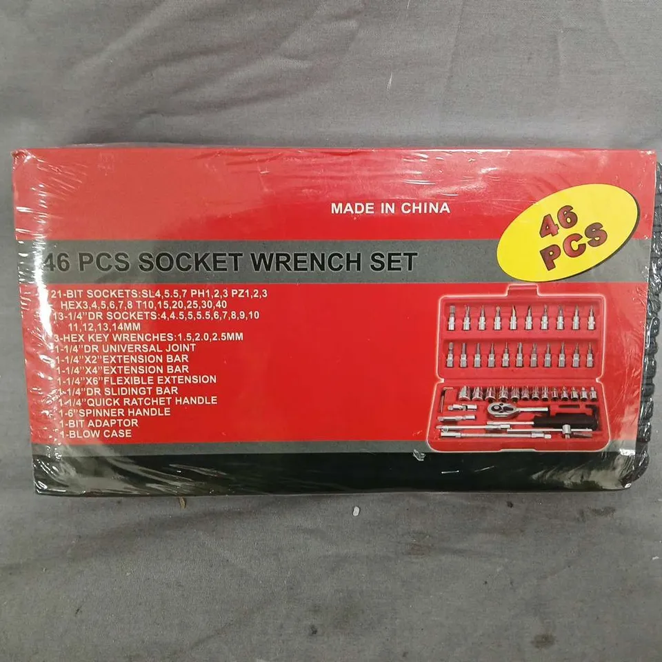 SEALED 46 PIECE SOCKET WRENCH SET
