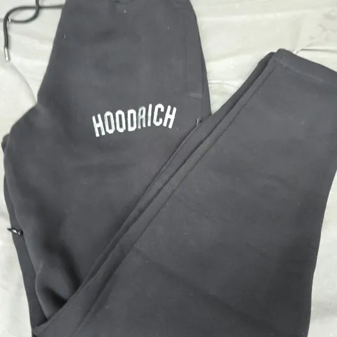 HOODRICH LOGO JOGGERS, BLACK - UK SIZE S