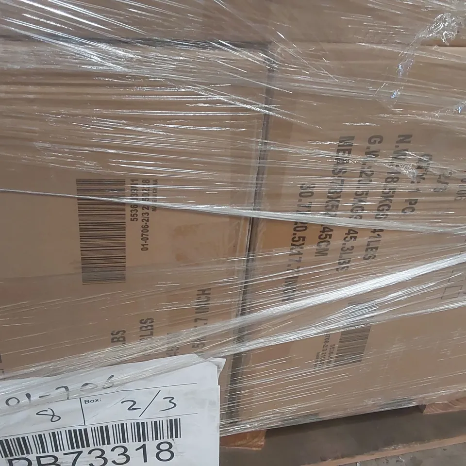 PALLET CONTAINING A VERY LARGE QUANTITY OF ASSORTED DESIGNER FURNITURE PARTS INCLUDING: GARDEN FURNITURE PARTS, RECLINER CHAIR PARTS ECT