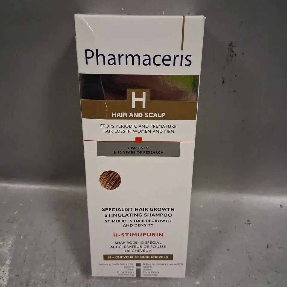 APPROXIMATELY NINE PHARMACERIS H HAIR AND SCALP SPECIALIST HAIR GROWTH STIMULATING SHAMPOO 250ML