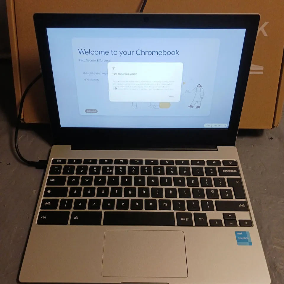 BOXED GALAXY CHROMEBOOK GO INTEL CELERON N4500 LAPTOP IN SILVER - XE310XDA-KA1UK