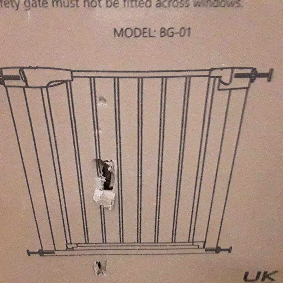BOXED WALK THROUGH SAFETY GATE