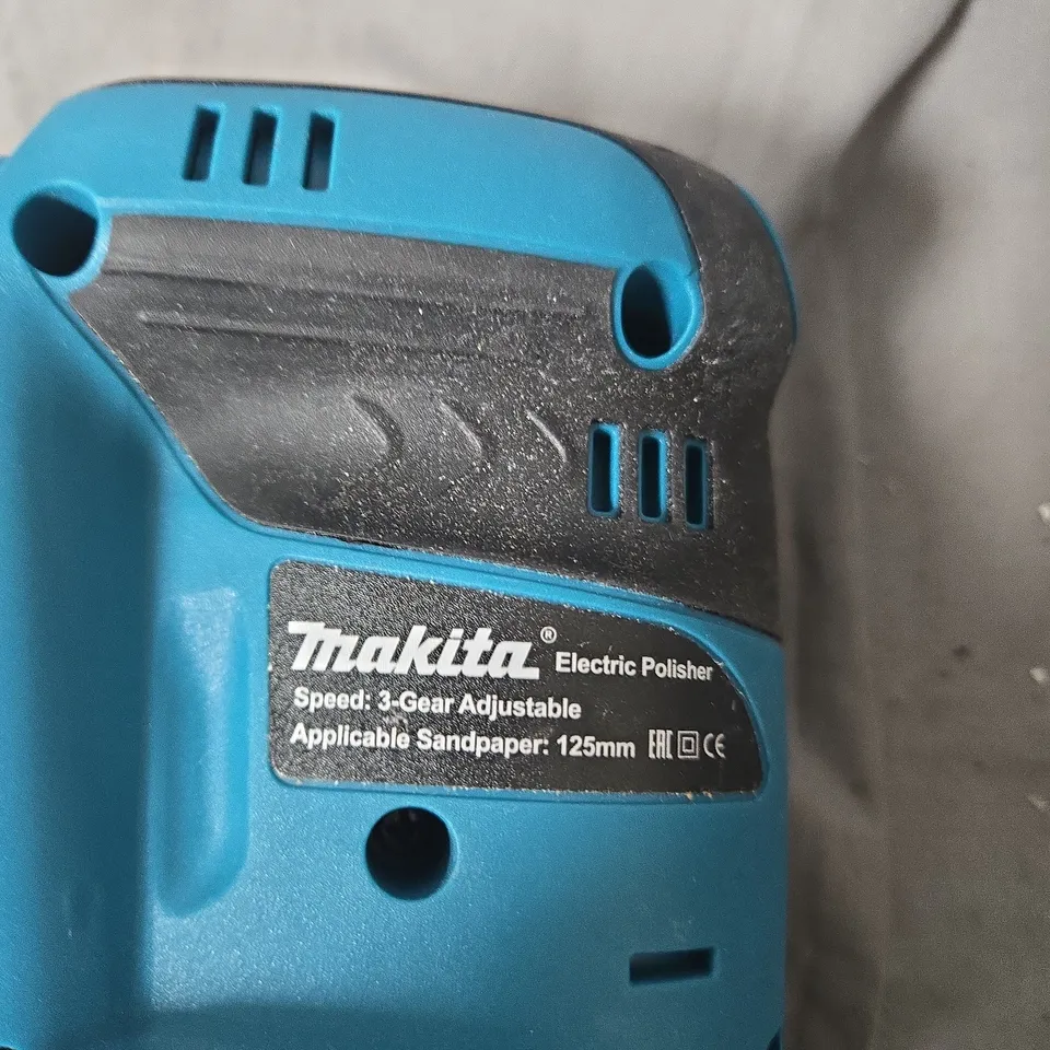 MAKITA ELECTRIC POLISHER – 125MM SANDING DISC COMPATIBILITY - NO BATTERY 