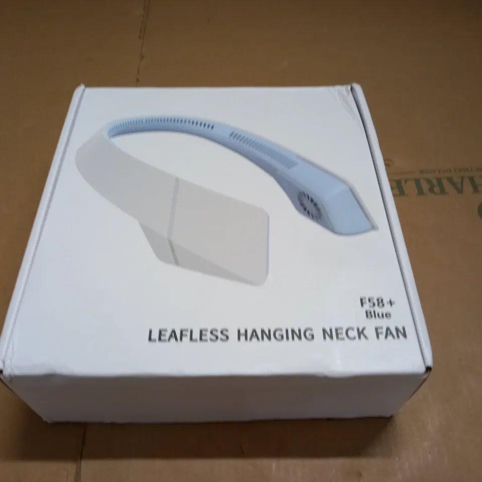 BOXED LEAFLESS HANGING NECK FAN