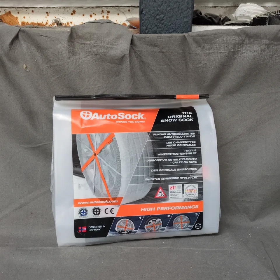 AUTOSOCK THE ORIGINAL SNOW SOCK – CAR TYRE TRACTION DEVICE (ORIGINAL PACKAGING)