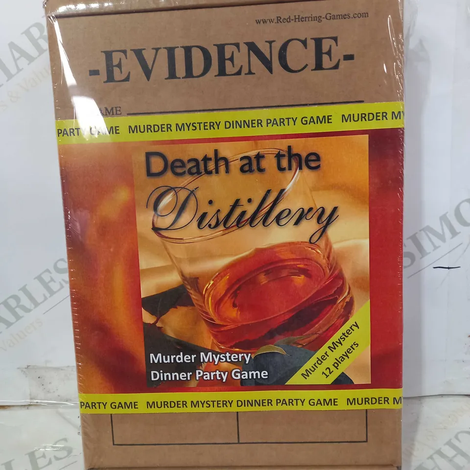 DEATH AT THE DISTILLERY MURDER MYSTERY DINNER PARTY GAME