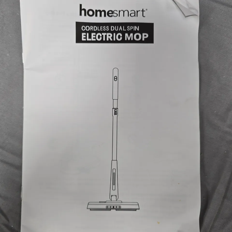 HOMESMART CORDLESS DUAL-SPIN ELECTRIC MOP