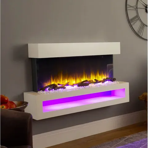 BOXED NICKOLAS WALL MOUNTED ELECTRIC FIRE (1 OF 2 BOXES)